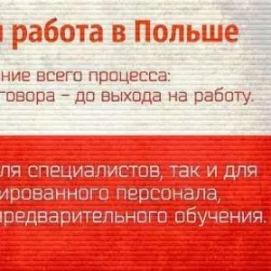 Официальная работа в Польше. Трудоустройство в Европе