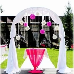 Свадебная арка из живых цветов под заказ