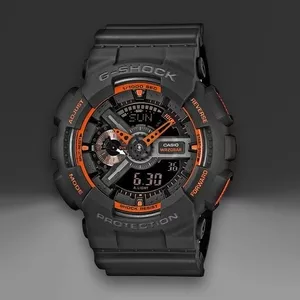 Спортивные часы Casio G-Shock GA110TS Orange (Оригинал)