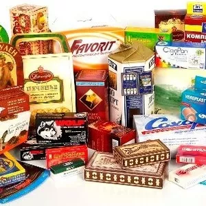 картонные коробочки на заказ от производителя  недорого Киев