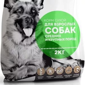  Рэкс - Сухой корм для собак средних и крупных пород - 10 кг /