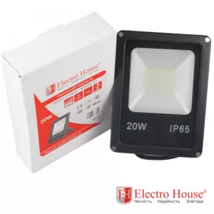 LED прожектор 20W IP65 ElectroHouse EH-LP-206