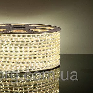 Герметичная лента LT-100M-220V (3528,  60 led) белый 