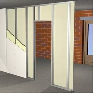 Монтаж гипсокартонных перегородок в Киеве и Киевской области.