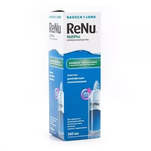 Раствор для контактных линз Bausch & Lomb ReNu Multiplus 360 ml