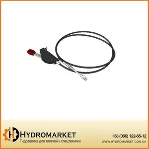 Кабель дистанционного управления включения КОМ (трос с рычагом) Hyva 