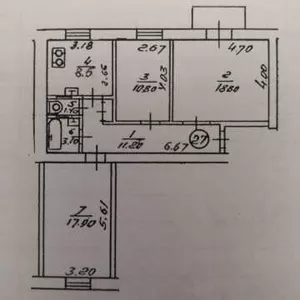 Отличная 3-к. кв. в сталинке с ремонтом. Шулявка,  ул.Гарматная, 29.