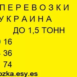 Заказать Газель до 1, 5 тонн 9 куб м Киев область Украина грузчик ремни