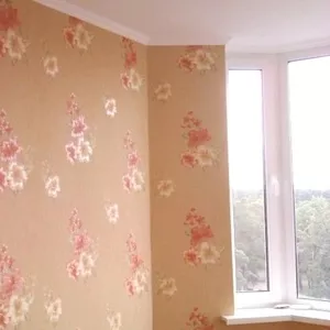 Поклейка шпалер обоев якісно 