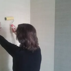 Поклейка шпалер Теремки Голосіїв Борщагівка 