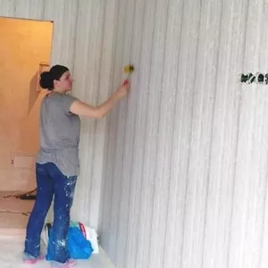 Поклейка Обоев Маляр в Киеве 