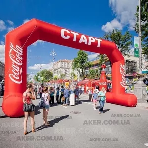 Надувні арки та надувні намети. Надувна рекламна.