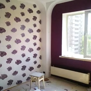 Клею обои профессионально