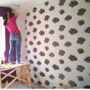 Поклейка обоев Ремонт квартир офисов 