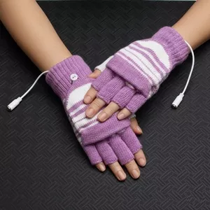 Теплые геймерские перчатки с USB-подогревом