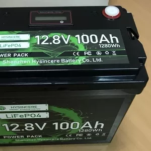 Акумулятор LiFePO4 12.8V 100Ah з BMS,  літій-залізо-фосфатна батарея