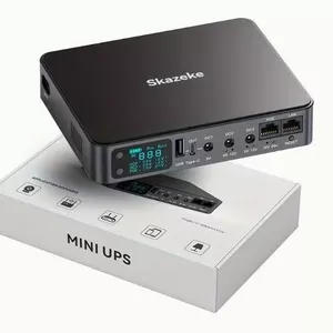 Міні UPS Skazeke 18000mAh з регульованою напругою та вбудованиним б/ж