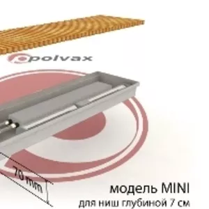 Внутрипольный конвектор POLVAX MINI.   