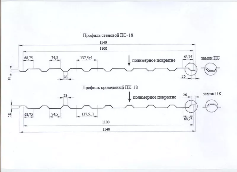 Металлочерепица и профнастил,  доступные цены