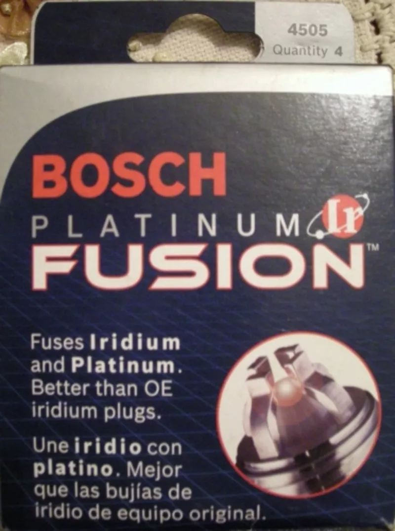 Свечи зажигания Bosch platinum iridium Fusion