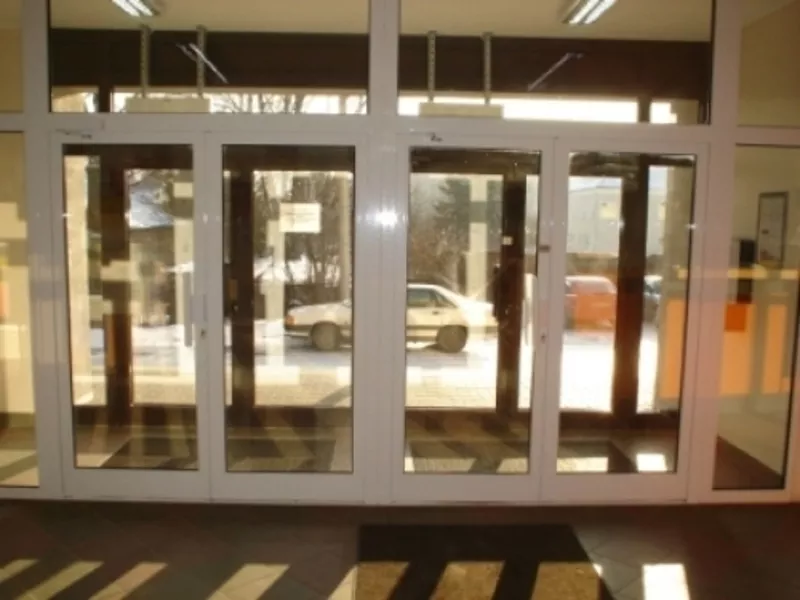 Недорогие алюминиевые перегородки Киев,  офисные алюминиевые двери