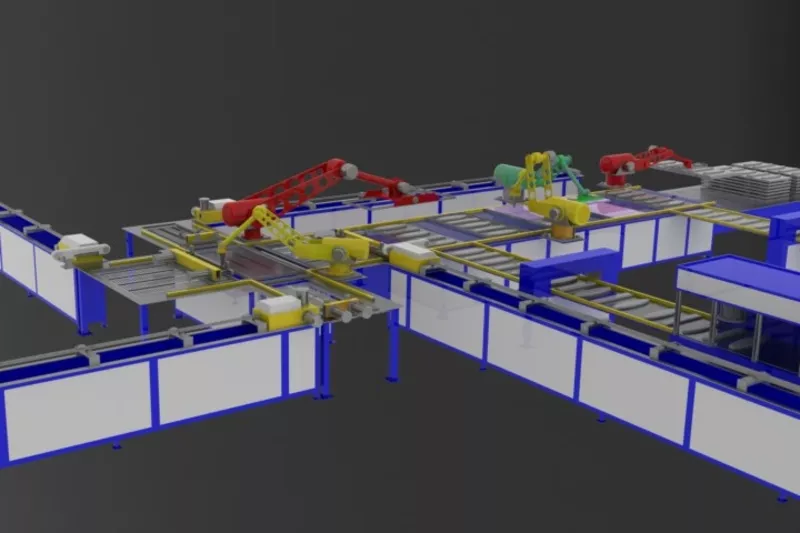 Автоматизированная линия по производству дверей ЛПД-НТ-30.