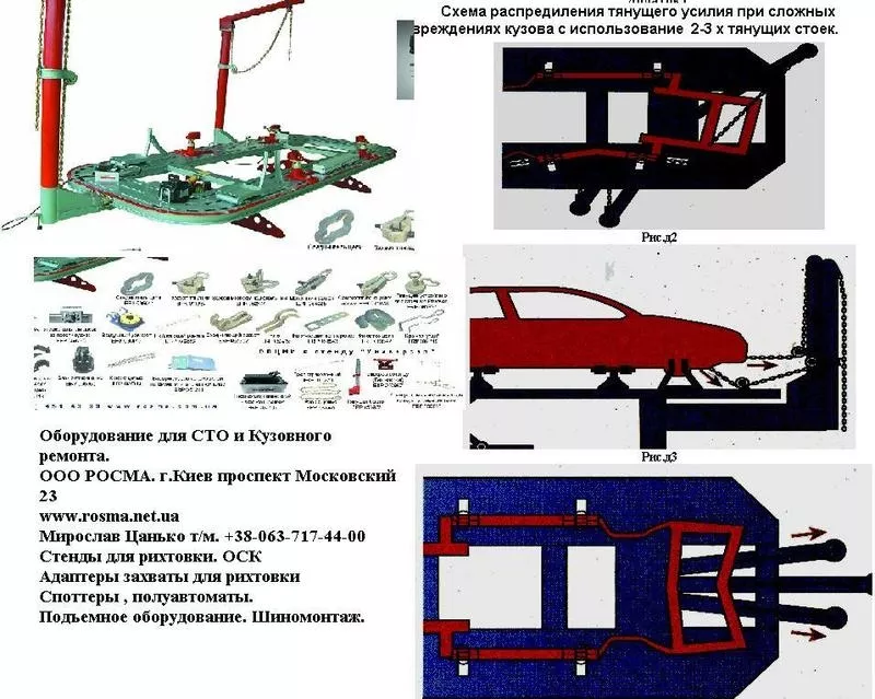 Продам аксесуары для рихтовки .Стенды ,  захваты ,  споттеры, Сварку 5