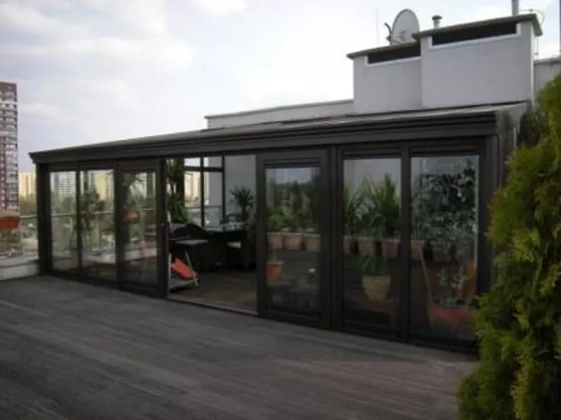 Зимние сады,  оранжереи,  веранды,  перголы