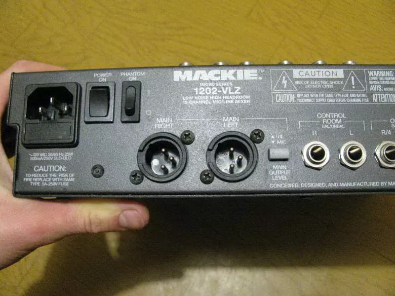 Продам пульт Mackie1202 VLZ (Made in USA) 4