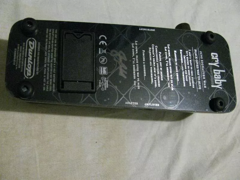 Продам Dunlop JC95 Jerry Cantrell Crybaby Wah Pedal 3