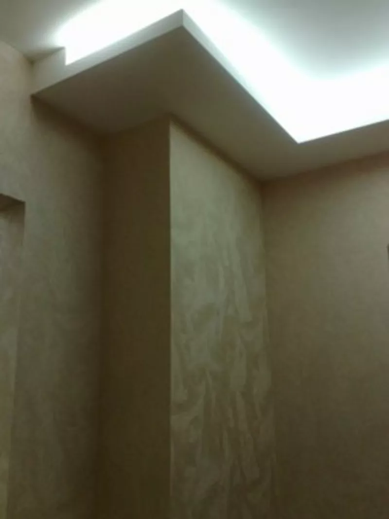 поклейка обоев, малярные работы