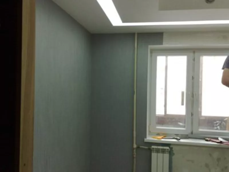 покраска всеми видами краски, монтаж багетов