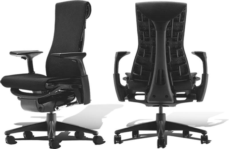 Рабочее кресло Herman Miller Embody Black Balance 3