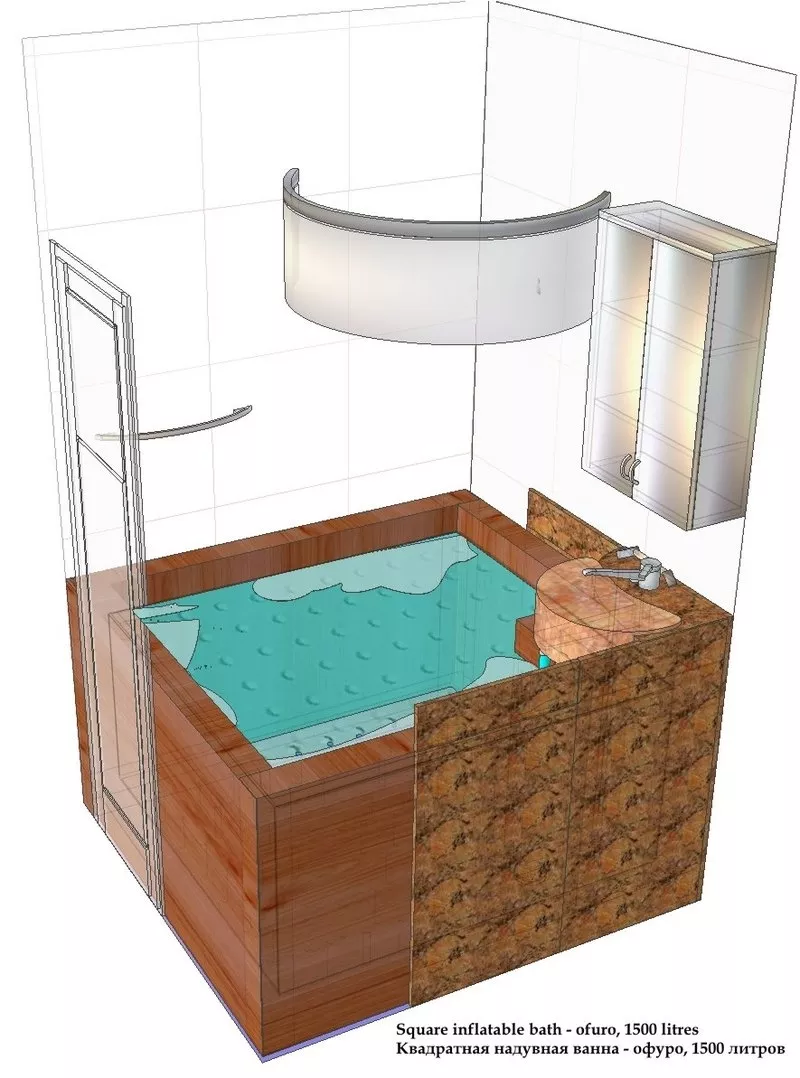 Раскладная аэромассажная ванна – новое изобретение 6