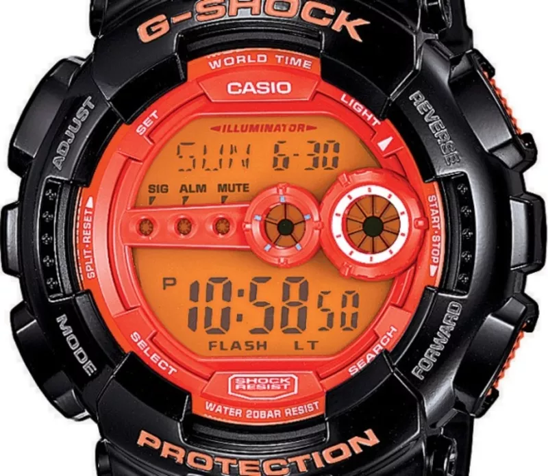 Часы наручные Casio g-shock gd-100hc-1er 2