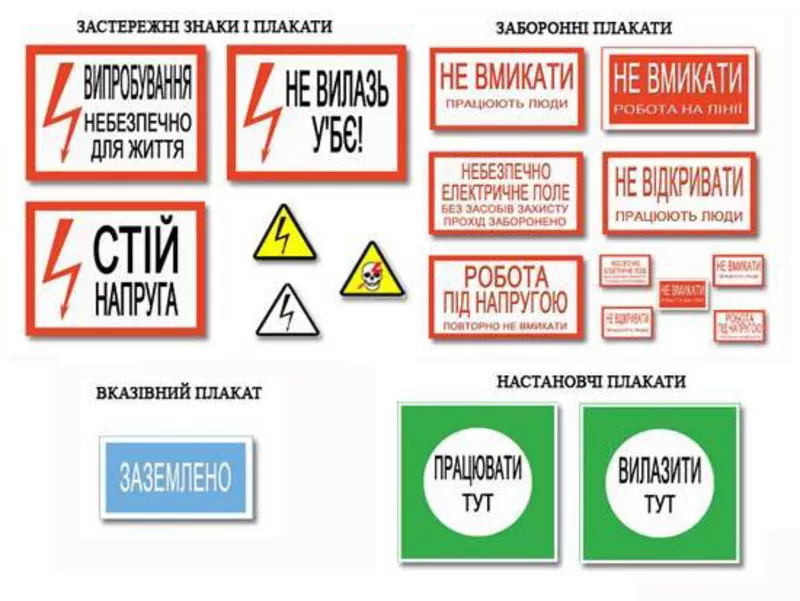 Продам,  изготовим знаки безопасности,  электробезопасности,  пожарной бе