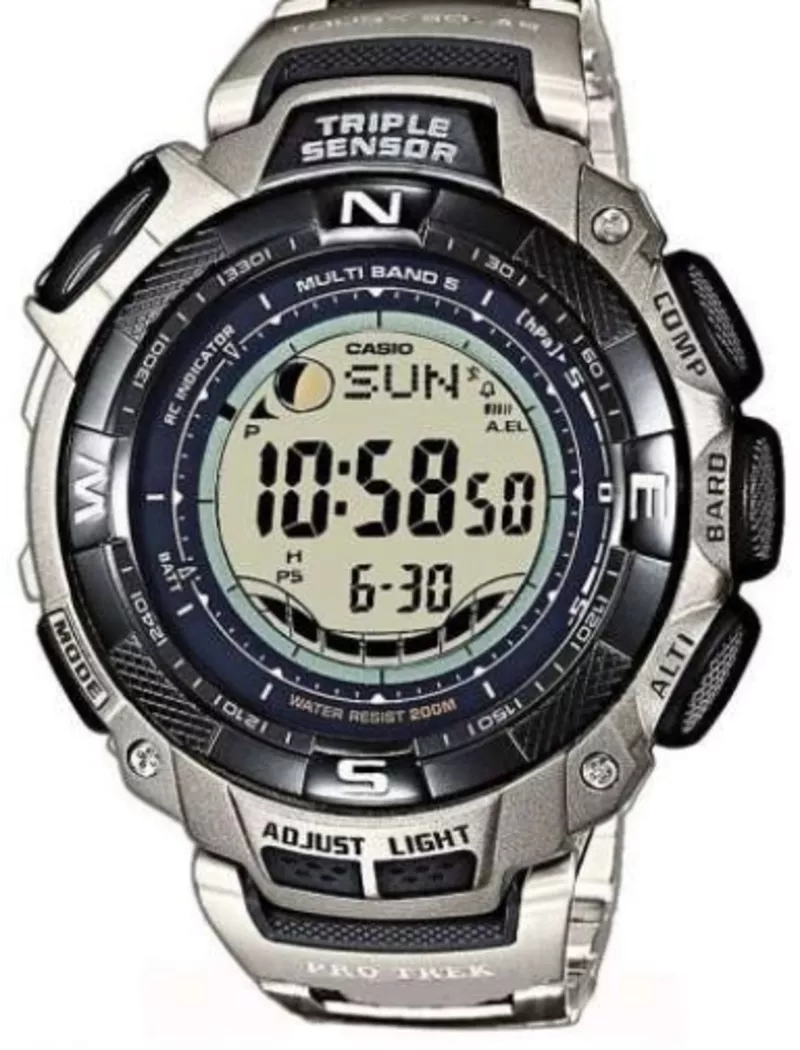 Часы наручные Casio pro trek prw-1500t-7ver