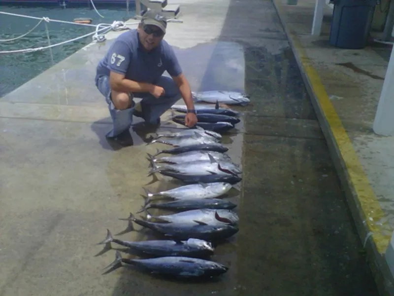 Океанская рыбалка fishing в Майами,  США с чемпионами Флориды 2