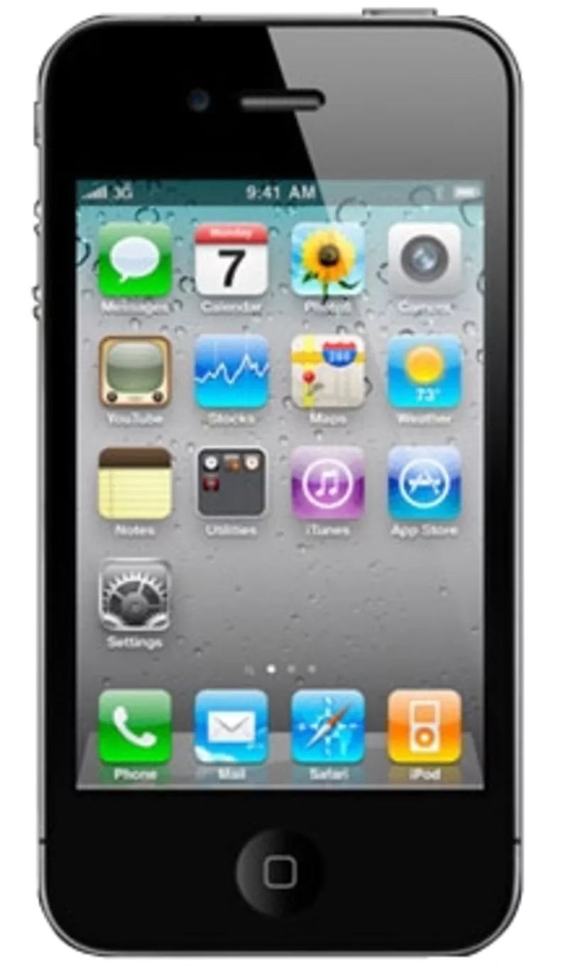 Новый iPhone 4G W88 Black 2sim Tv WiFi отличная прошивка! китай копия  2