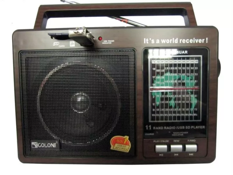 Продам новый портативный  радиоприёмник со встроенным проигрывателем  