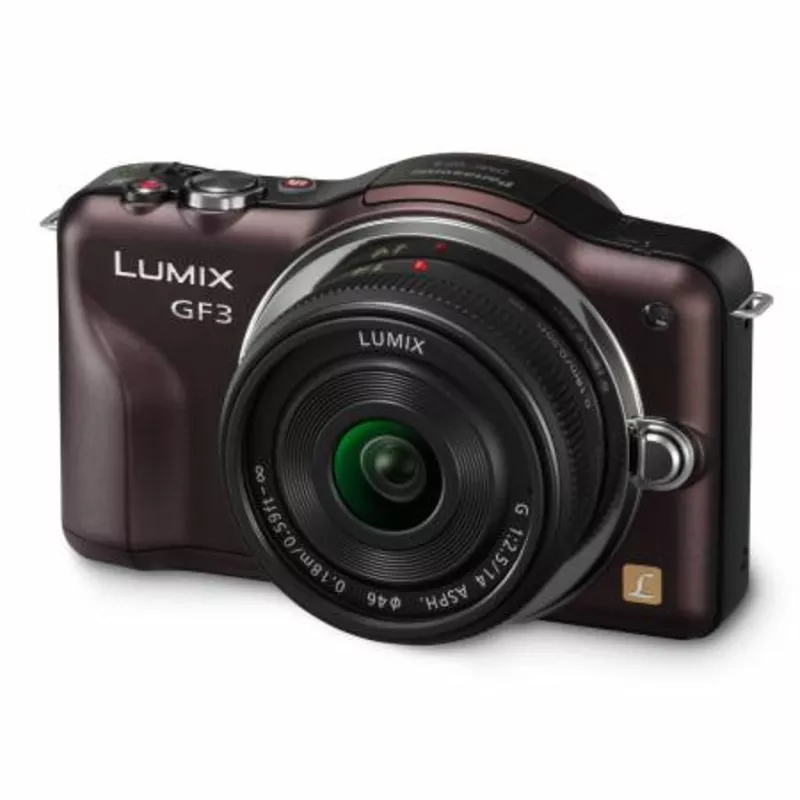 цифровая фотокамера Panasonic Lumix DMC-GF3 Brown  3