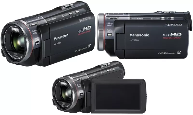 Panasonic HC-X900EE с сенсором 3MOS