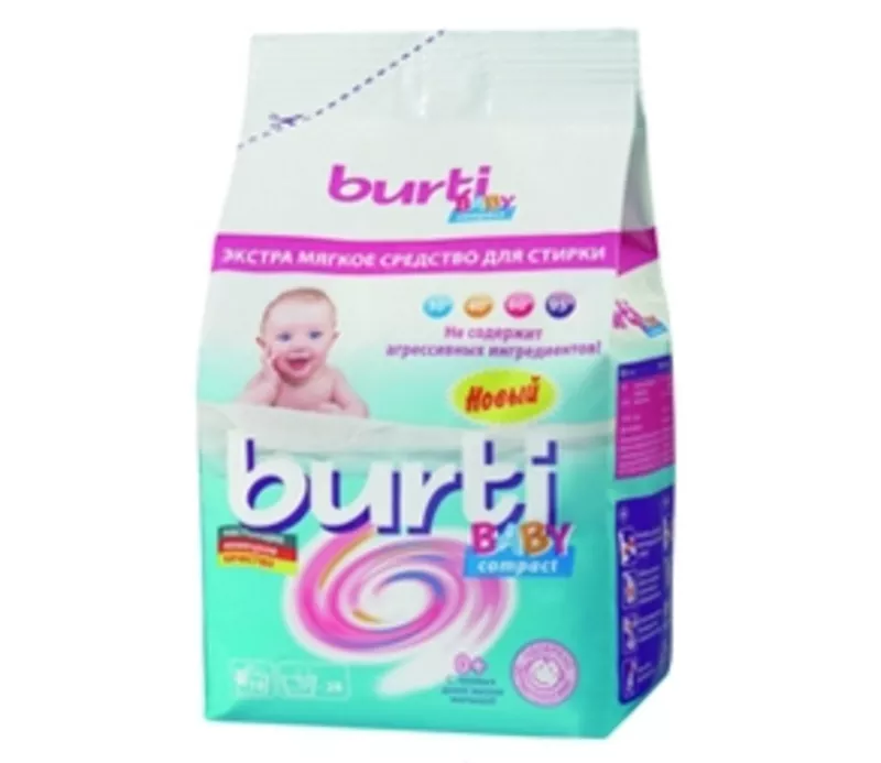 Стиральный порошок Burti Baby Compact для детского белья 0, 9 кг