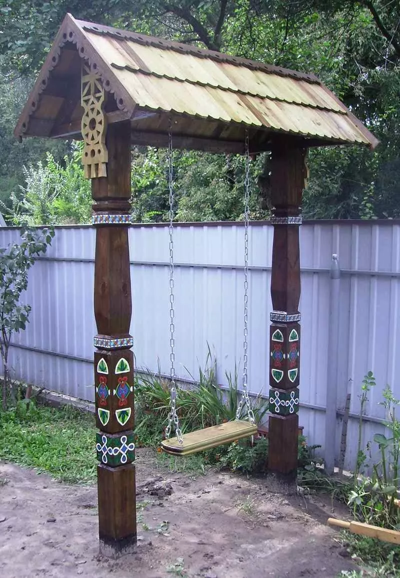 Качеля для сада,  деревянная качеля,  экологичночистая качеля для детей 2
