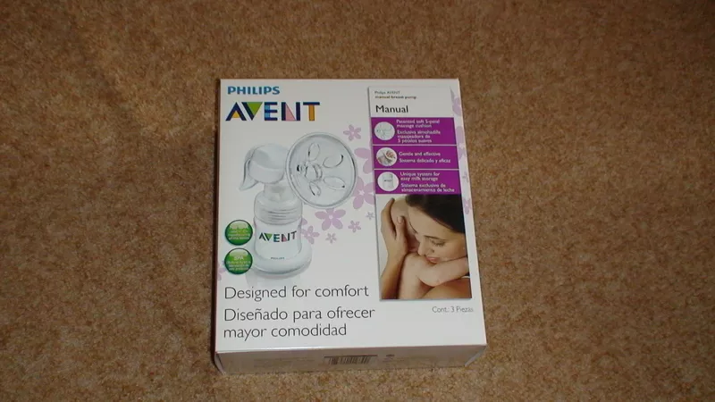 Новый механический молокоотсос Philips AVENT 3