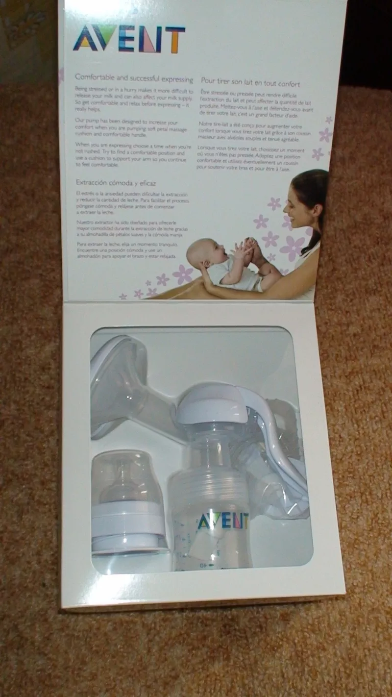 Новый механический молокоотсос Philips AVENT 4