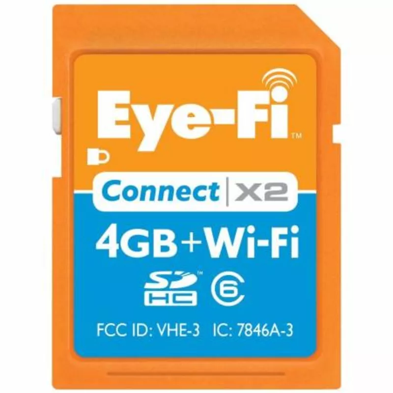 Карта памяти c Wi-Fi Eye-Fi Connect X2 4 GB Class 6 SDHC