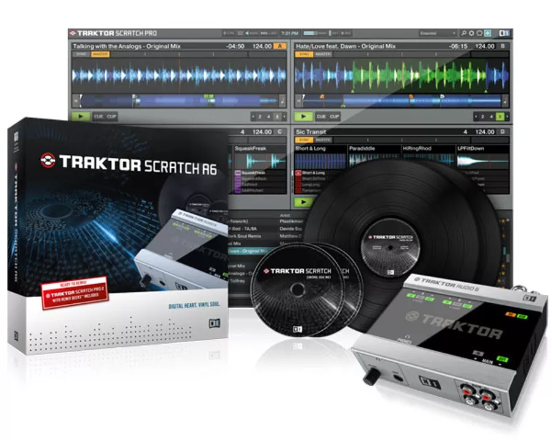 DVS система Native Instruments TRAKTOR Scratch A6 		