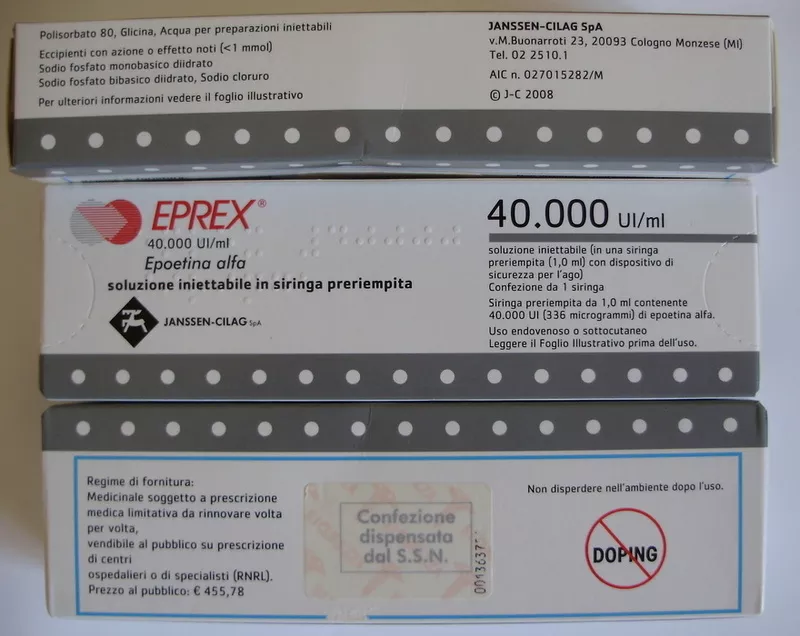 EPREX (Эпрекс) 40.000 Ul/ml