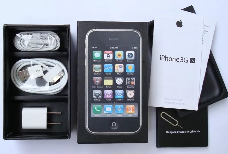 Коробка к Apple Айфон Iphone 3GS с аксессуарами